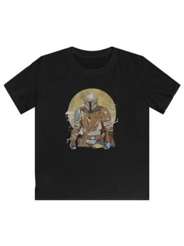 T-Shirt 'Star Wars The Mandalorian Distressed Warrior'