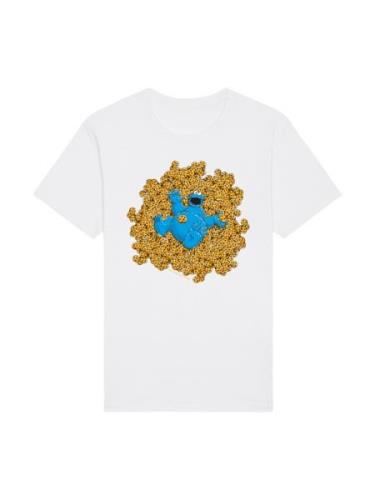 T-Shirt 'Sesamstraße Cookie Monster Coockie Bad'