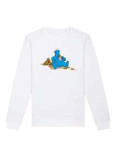 Sweat-shirt 'Sesamstraße Cookie Monster Coockietime'