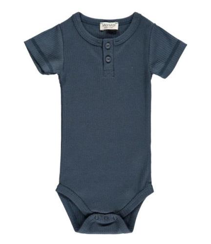 MarMar Copenhagen Babykleding Body Short Sleeve Modal Donkerblauw