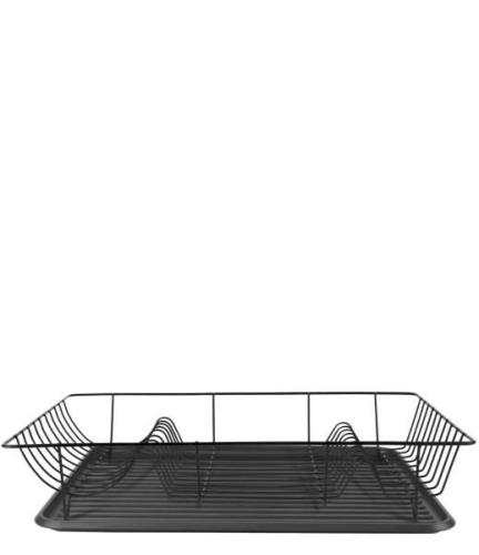 Present Time Koken & Tafelen Dish rack Linea black w. matt Zwart