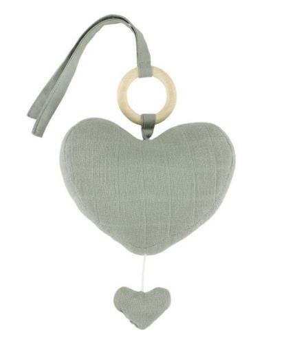 Trixie Baby Accessoires Music box Heart olijf