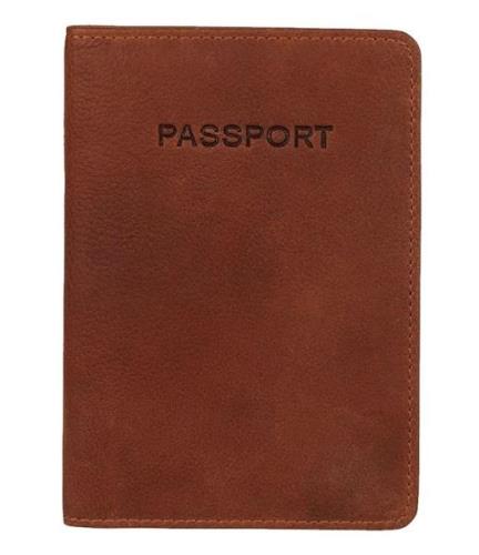 Burkely Paspoorthouders Antique Avery Passportcover Cognac