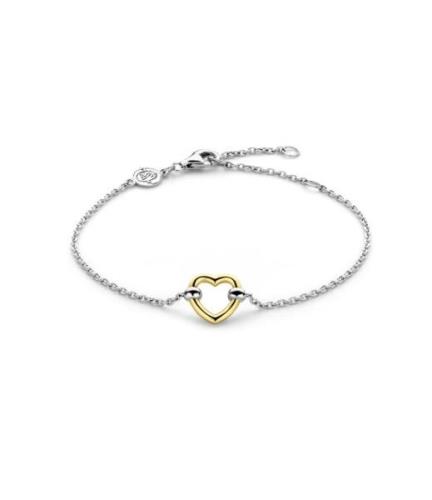 Silver Gold Plated Bracelet 23017SY