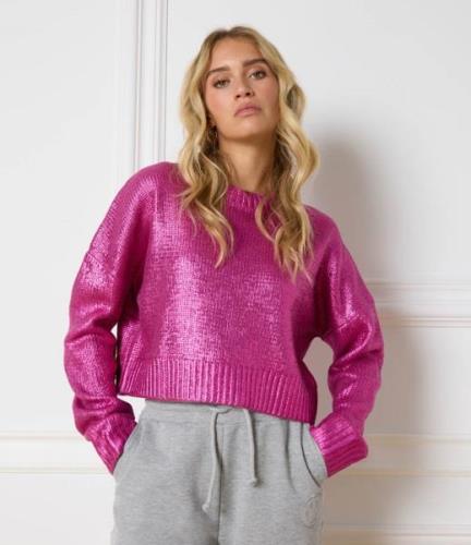 Knitted Purple Sweater May