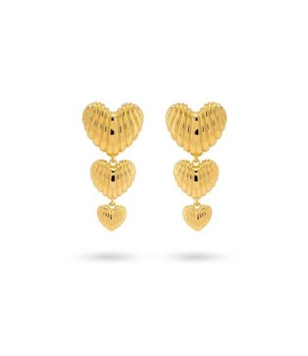 Heartshaped Statement Earrings 42493Y