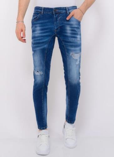 Local Fanatic Distressed ripped jeans slim fit
