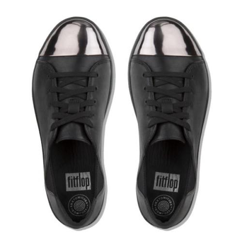 FitFlop F-sporty™ mirror-toe sneaker leather