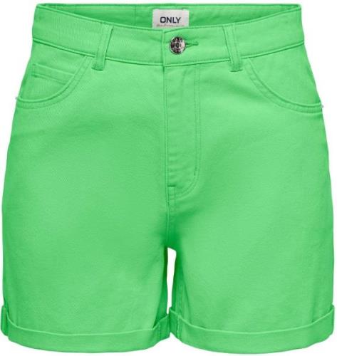 Only Vega-darsy hw mom shorts col pnt summer green