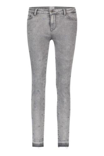 Simple Perza denim with embrodery wv-cot grey