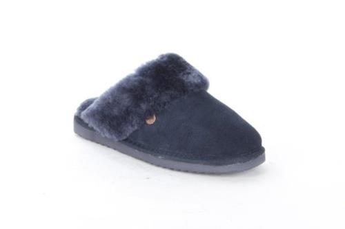 Warmbat Flurry dk.navy dames pantoffel (open hiel)