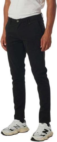 No Excess Pants chino garment dyed stretch black
