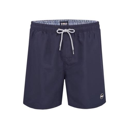 Happy Shorts Zwemshort heren effen navy