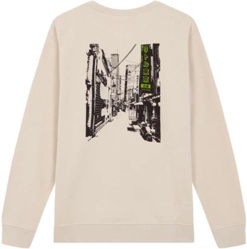 NOWADAYS Print sweater tokyo city almond milk