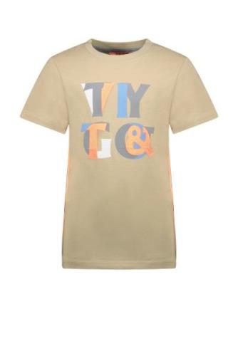 TYGO & vito Jongens t-shirt met print en tape