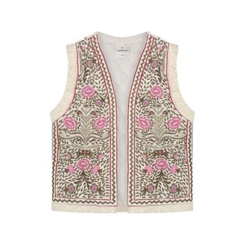 Summum 9s110-11729 gilet embroidered velours