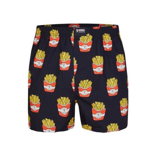 Happy Shorts Wijde boxershort met print friet