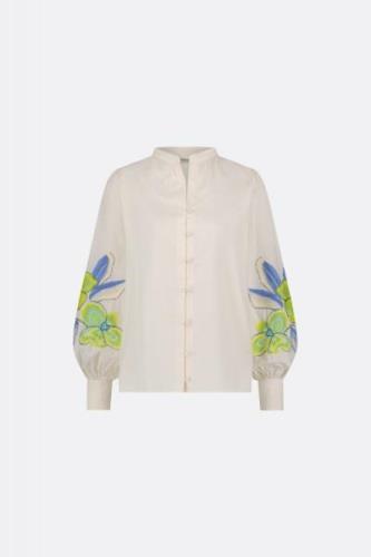 Fabienne Chapot Clt-36-bls-ss24 marielle blouse cream white