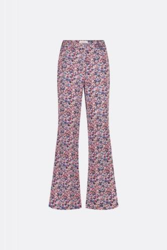 Fabienne Chapot Clt-287-trs-ss24 puck trousers pink candy/cornflowe