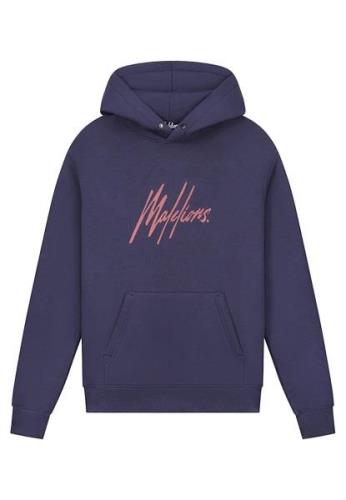 Malelions Striped signature hoodies