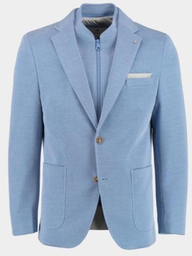 Bos Bright Blue Colbert d7,5 lommer jacket with inlay 241037lo45bo/210...