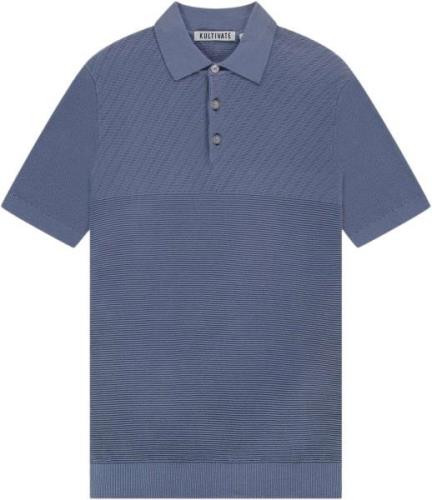 Kultivate Polo mixed moonlight blue