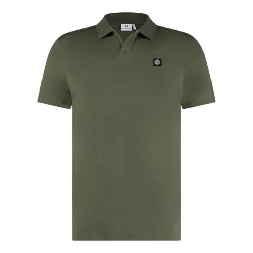 Blue Industry Luxe basic v-hals polo