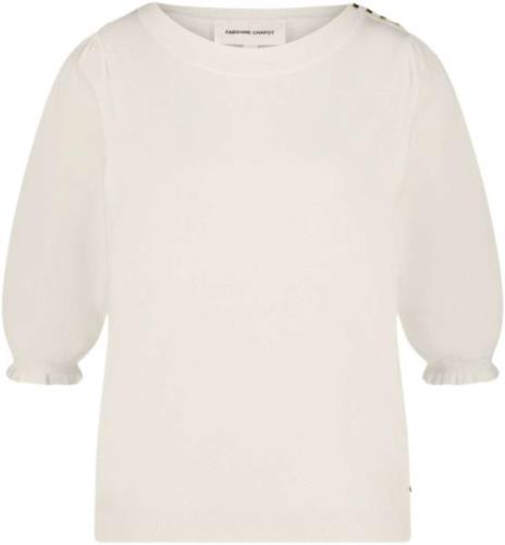 Fabienne Chapot Milly ss pullover cream white