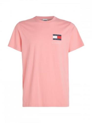 Tommy Hilfiger Dm0dm18263 flag tee tic tickled pink t-shirt crew neck ...
