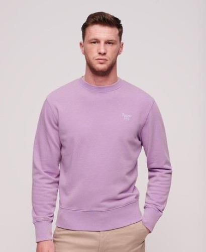 Superdry M201342a vintage washed 2lt lavender purple heren sweater