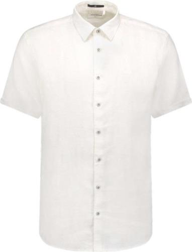 No Excess Overhemd korte mouw linnen white