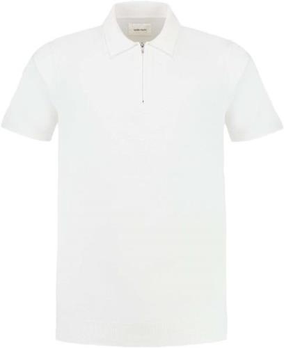 Pure Path Regular fit polo ss knitwear off white