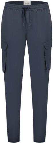 Pure Path Regular fit casual pants navy
