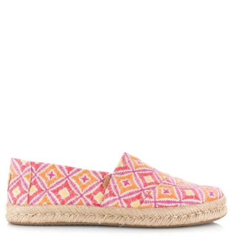 Toms Alpargata rope 2.0 | geo pink espadrilles dames