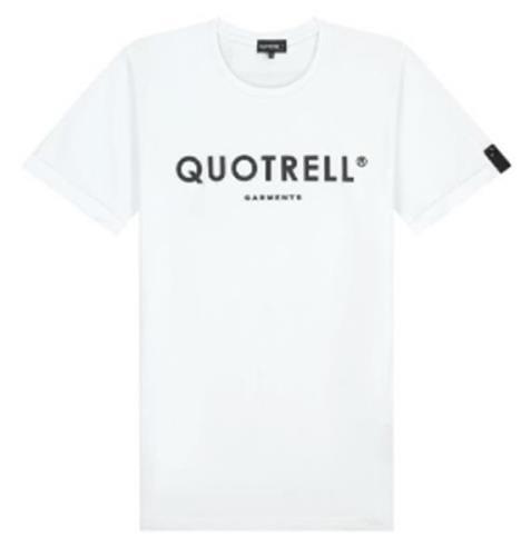 Quotrell | basic garments t-shirt white/black