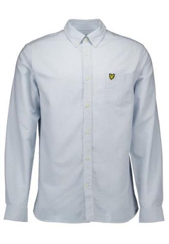 Lyle and Scott Stripe oxford shirt lange mouw overhemden