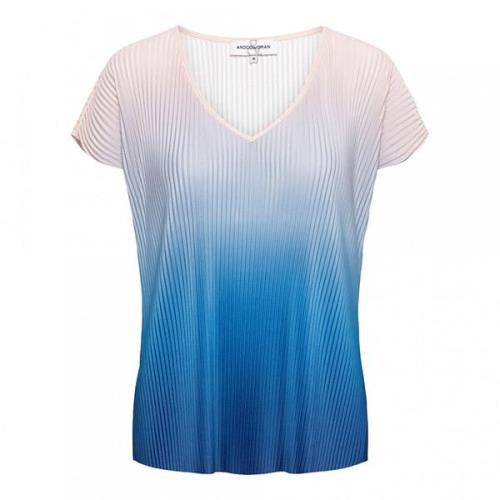 &Co Woman &co women top jade plisse cobalt