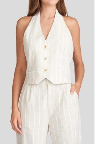 Zizo Gilet adore pinstripe offwhite