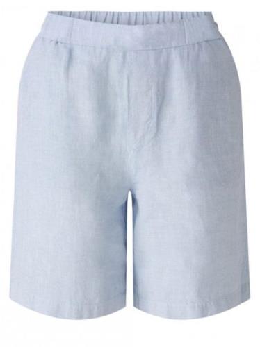 Oui Linnen bermuda shorts blue