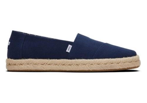 Toms Alpargata rope 2.0 10019870 navy recycled cotton slubby woven