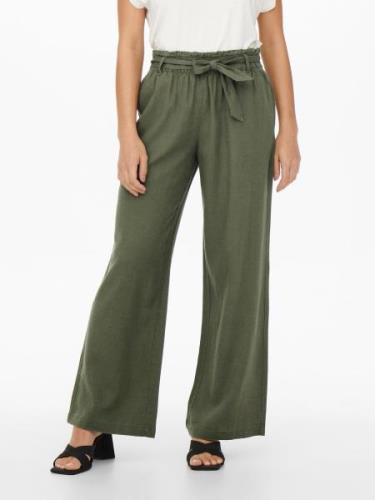 Jacqueline de Yong Jdysay linen belt pant wvn