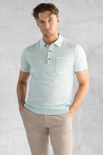 Koll3kt Etna linnen knitted pocket polo -