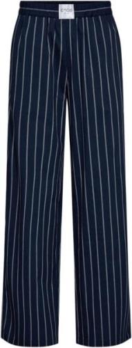 Co'Couture Sebicc stripe long pant navy