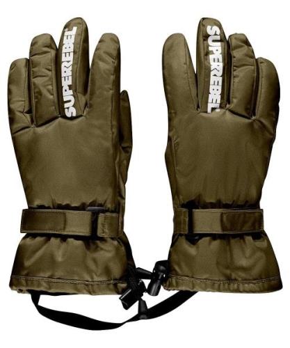 SuperRebel nutz ski glove superstainable with fleece -