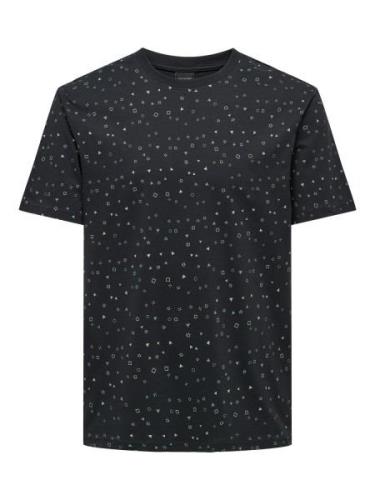 Only & Sons Onsbastian reg ss aop tee cs