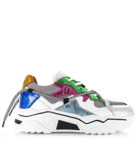 DWRS Label jupiter | lt.grey/multi lage sneakers dames