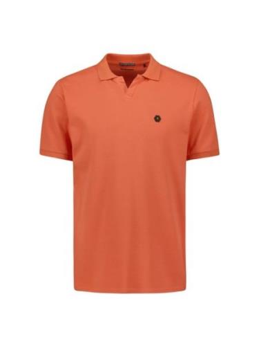 No Excess Polo stretch solid brique