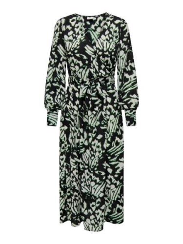 Jacqueline de Yong Jdylesley ls midi wrap dress wvn dessin