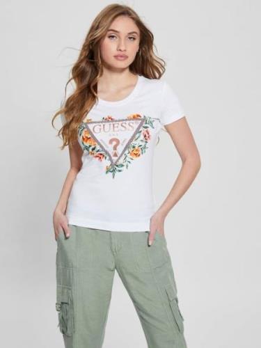 Guess Ss cn triangle flower tee -
