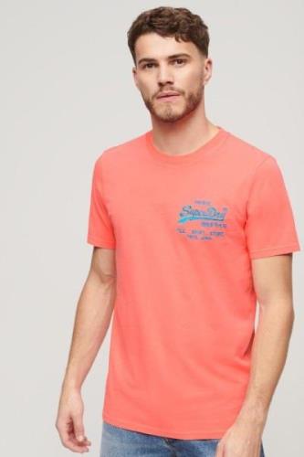 Superdry Neon vintage log t-shirt -